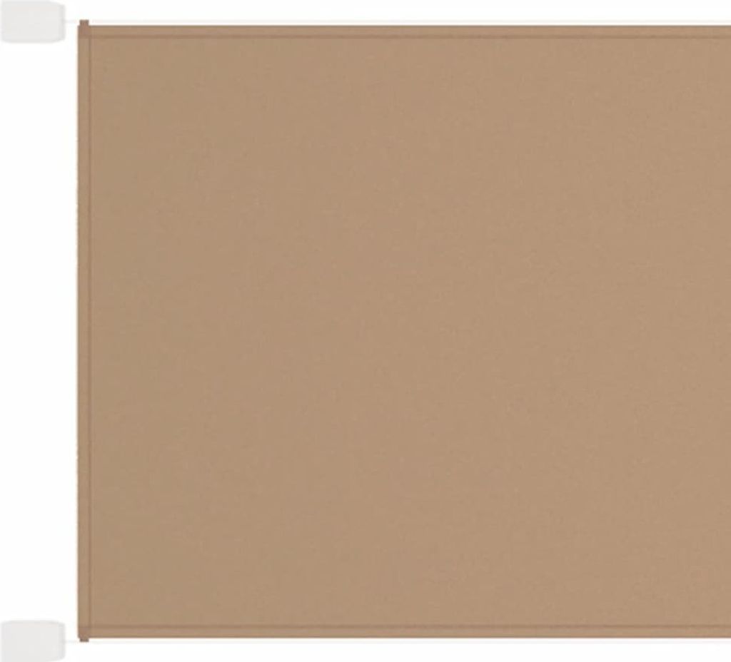 Senkrechtmarkise Taupe 60x1000 cm Oxford-Gewebe