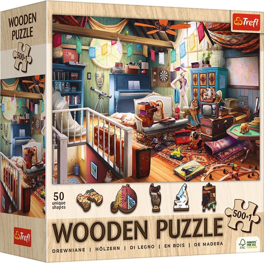 TREFL Holzpuzzle Schä tze aus der Erde 501 dlks