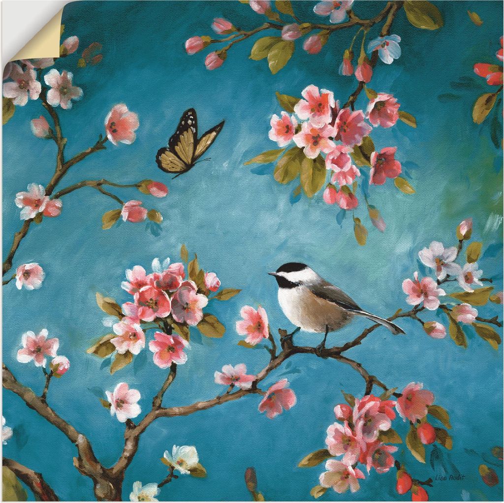 ARTland Wandbild, selbstklebend Blüte III Größe: 50x50 cm