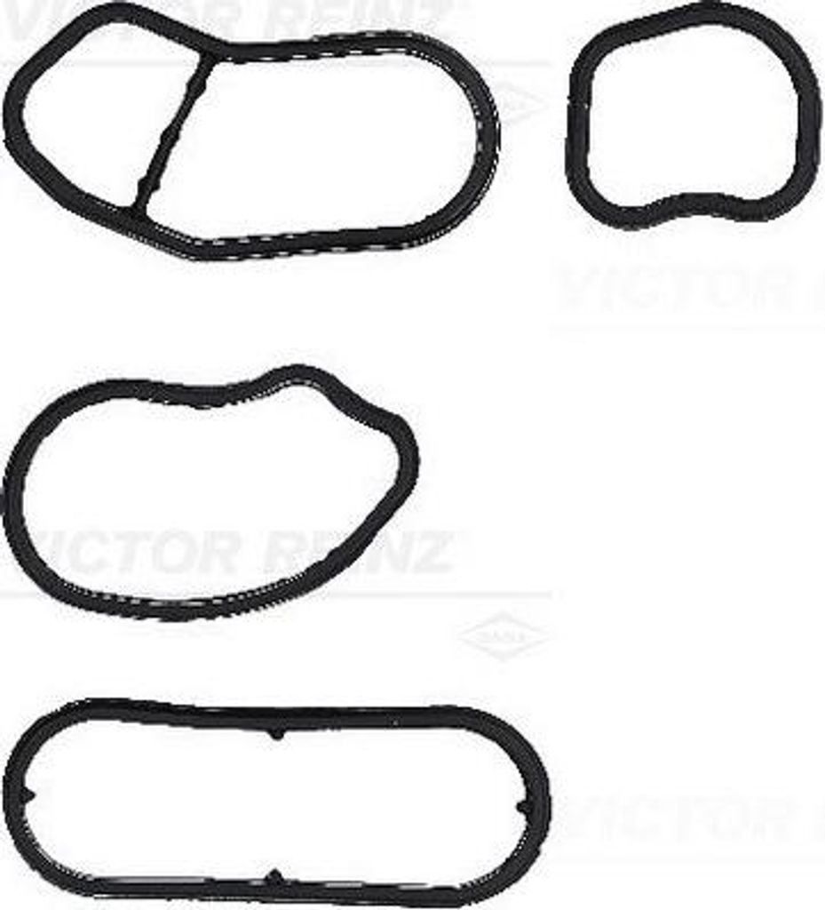 4x REINZ Dichtungssatz Ölkühler 15-10049-01 FPM Produktbild 