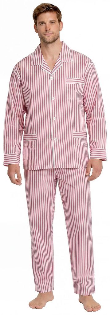 Kisses&Love Herren-Pyjama aus Baumwollpopeline KLP5 Produktbild 