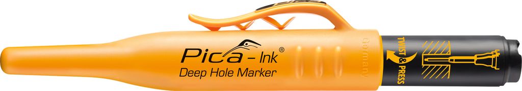 Pica INK Tieflochmarker schwarz Produktbild 