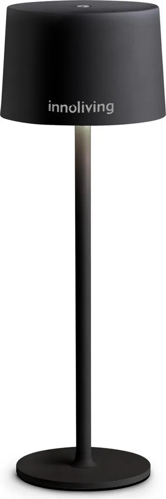 Lampe LED de table Innoliving noire à intensité modulable et flexible