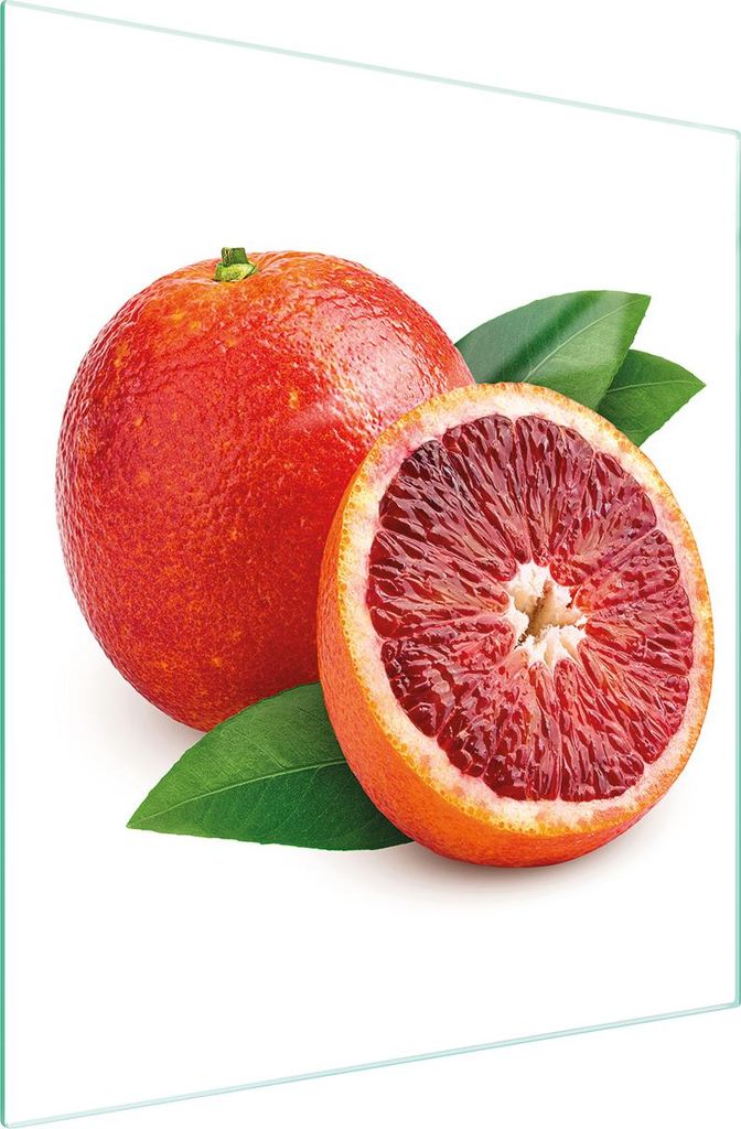 Glasschneidebrett 45x52 Grapefruit