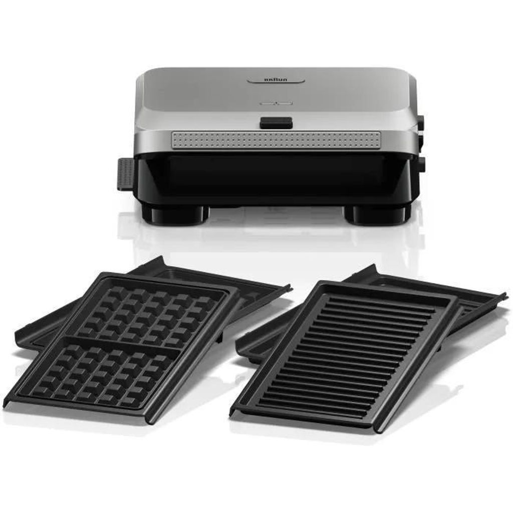 BRAUN - Grill - Sandwich Maker 5 SM5005 - 800 W - Edelstahl / Schwarz