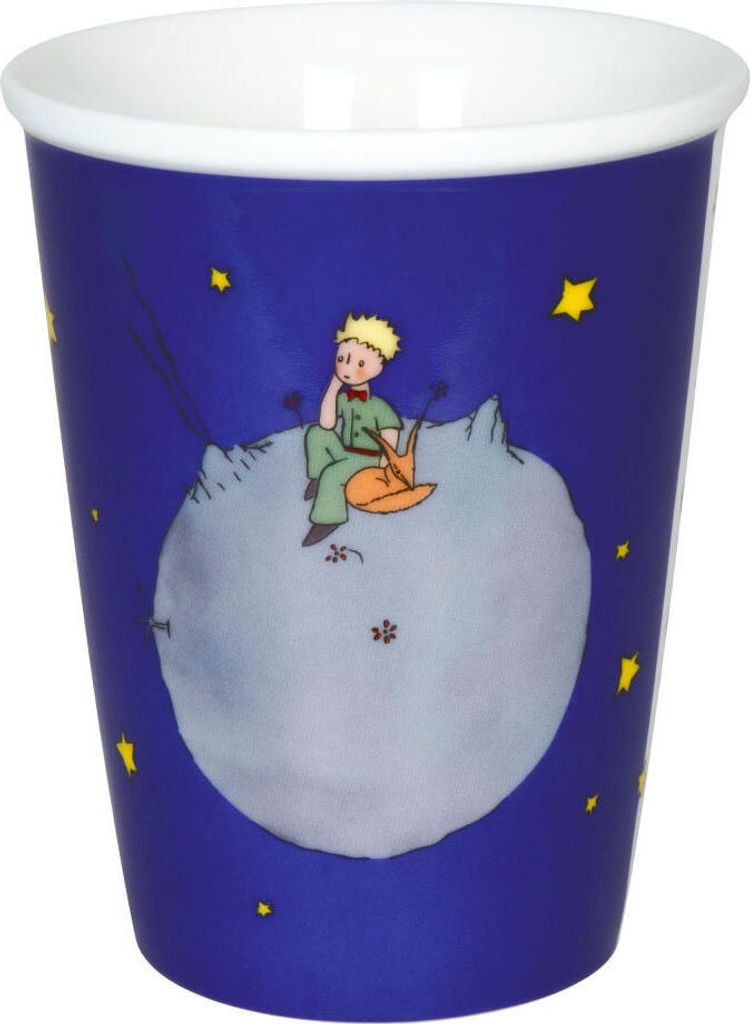 Könitz Coffee to go Mug Kleiner Prinz, Tasse, Kaffeetasse, Porzellan, Dunkelblau, 380 ml, 1111622633