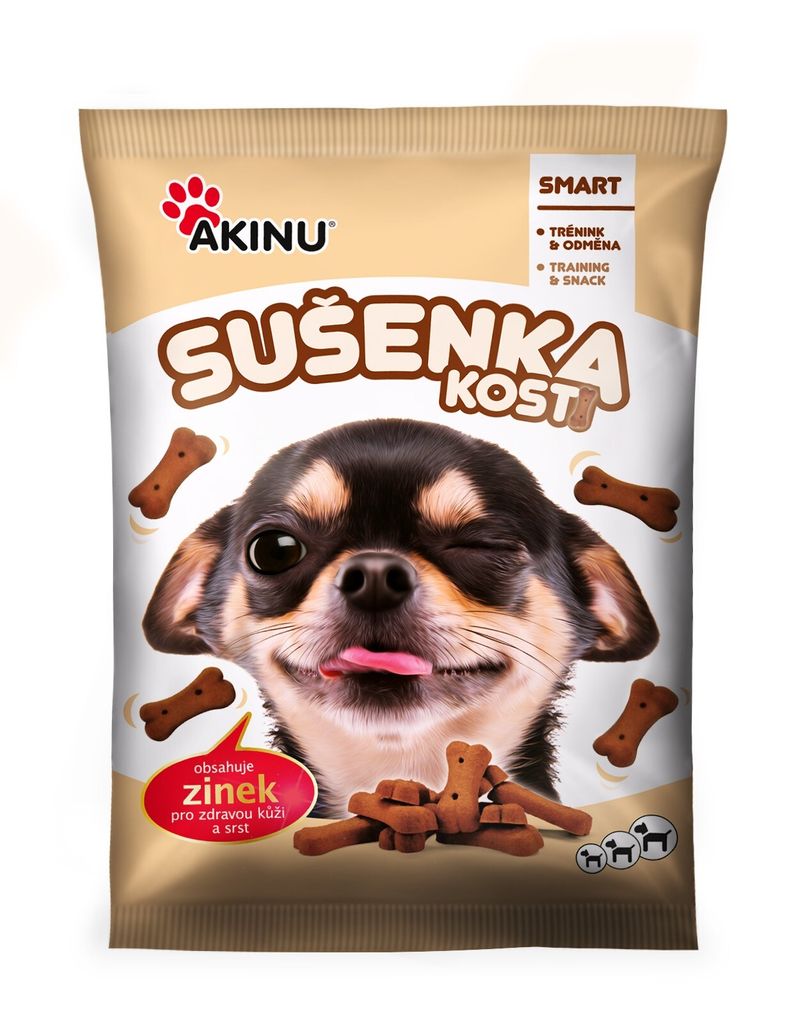 Akinu Kosti sušenka se zinkem pamlsek pro psy 400 g Obrázek produktu 