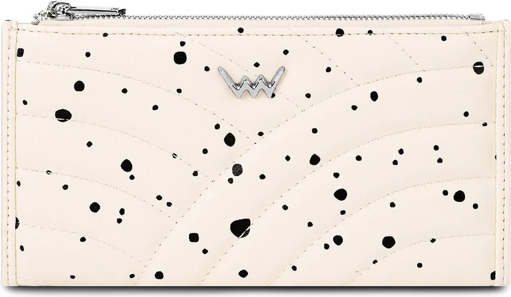 Petit Portefeuille Femme Vuch Bona Crème pour Sac à Main et Voyage Mode