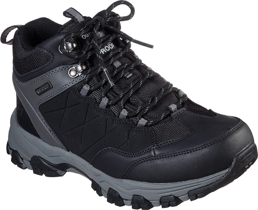 Skechers Sneaker 66283 Selmen Telago, Glattleder, Schwarz, Herren