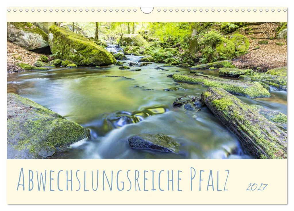 Abwechslungsreiche Pfalz (Wandkalender 2027 DIN A3 quer), CALVENDO Monatskalender