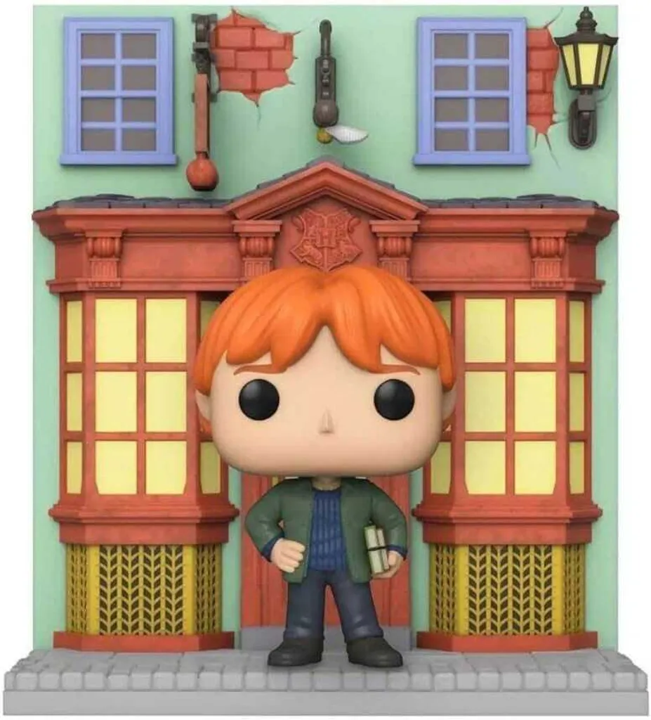 Décoration Harry Potter Funko Pop Boutique Quidditch et Ron pour Bureau
