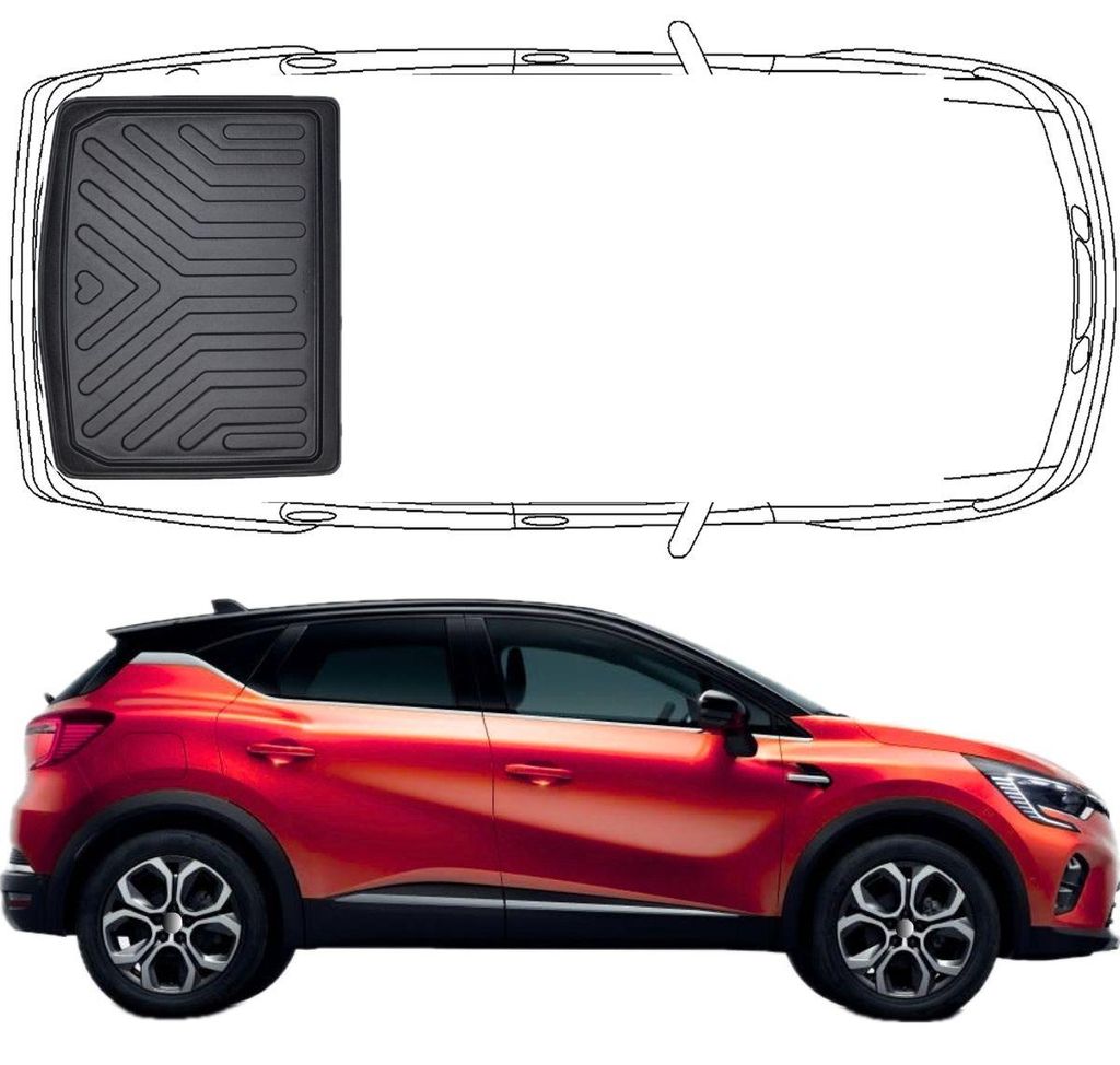 Trimak Kofferraumwanne kompatibel mit Renault Captur 2. Gen Produktbild 