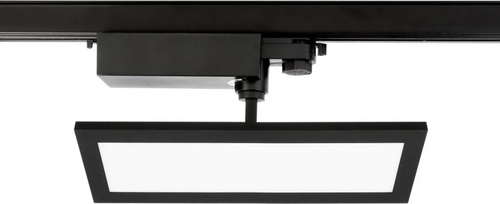 Éclairage LED rail 20W sans scintillement 3000K Noir 3 phases 300 mm