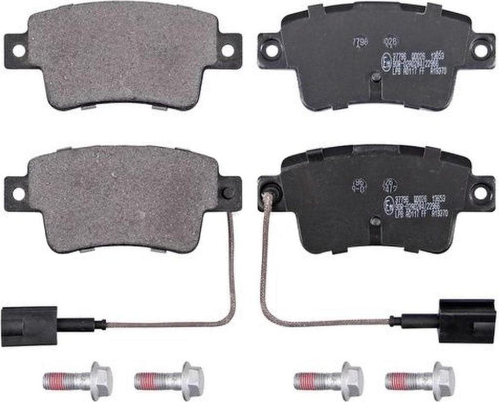 A.B.S. Bremsbeläge Satz Hinten für FIAT PUNTO EVO (199) Produktbild 