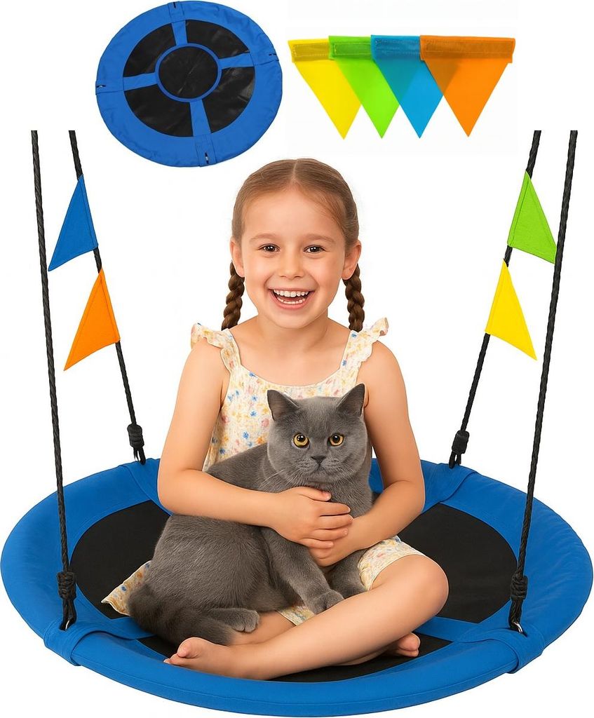 Ekspand | Balançoire nid BG-80 - Bleu - Résistant aux Image du produit 