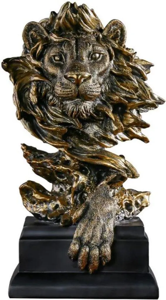 Sculptures en Céramique Artisanale Ivoire et Multicolore - Lot de 4 Pièces