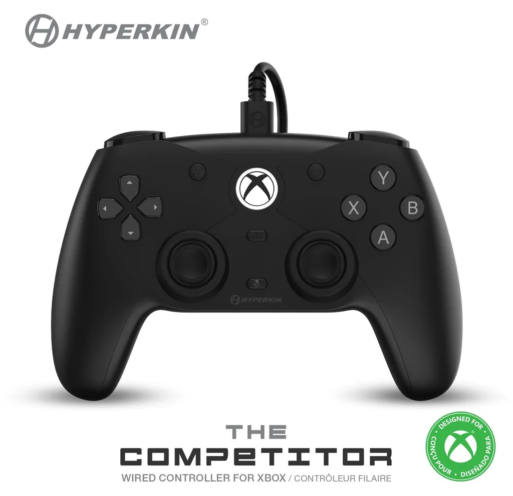 Manette Xbox Hyperkin M01638-BK noire pour le jeu intensif sur PC et One