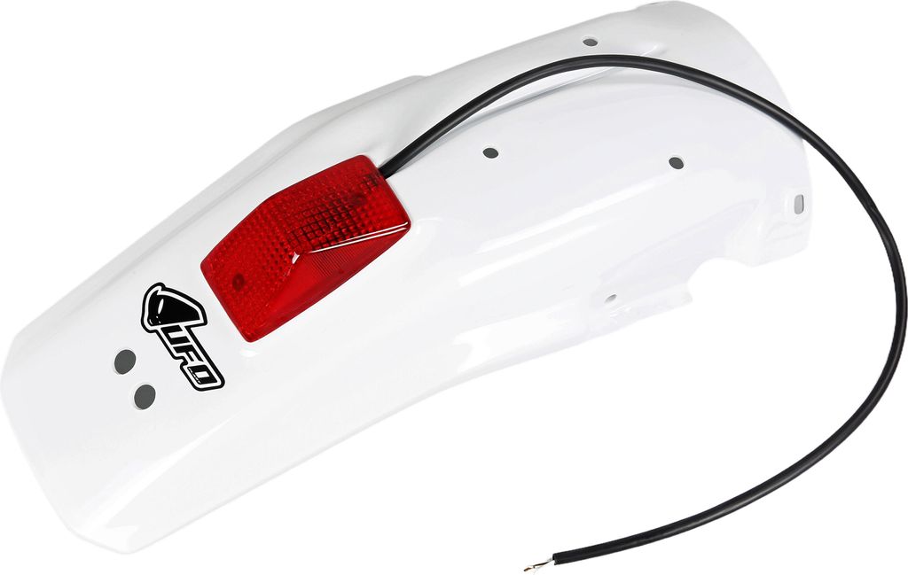 Kotflügelverkleidung UFO PLAST Abdeckung Schutzblech hinten für Honda XR R 600 ccm Bj. 1988 - 1999, Farbe:weiß OEM