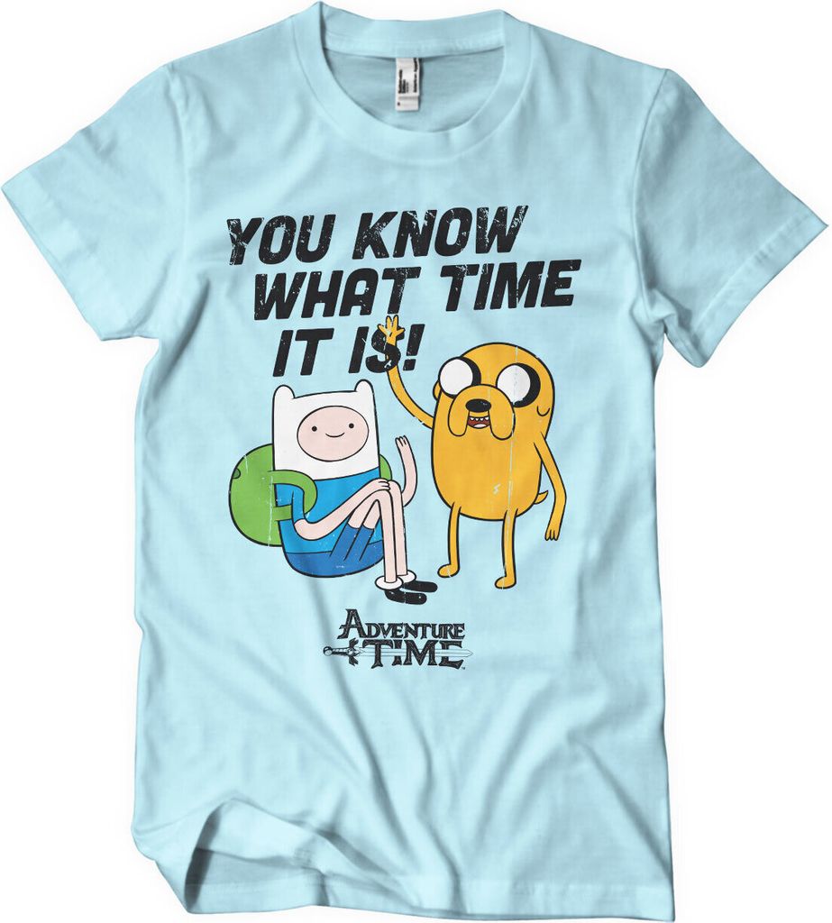 It's Adventure Time T-Shirt - X-Large - SkyBlue