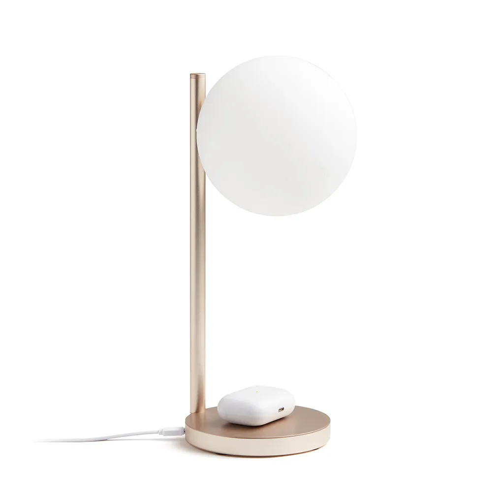 Lexon Bubble Lampada LED Design | Vetro Opalino e Alluminio | Luxury Tech - 6