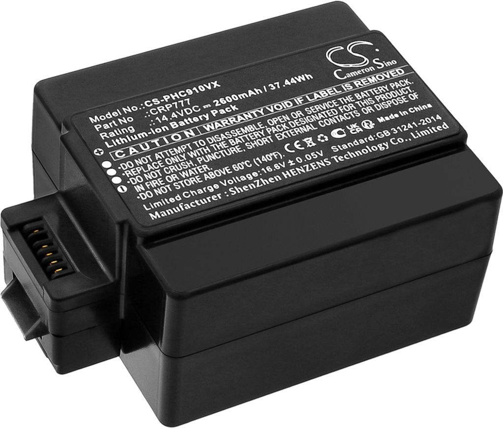 Akku für Staubsauger, Iclebo Free, Plus, Pro, Ycr-M04-02r, Philips Crp777 und andere, Kapazität 2600 mAh