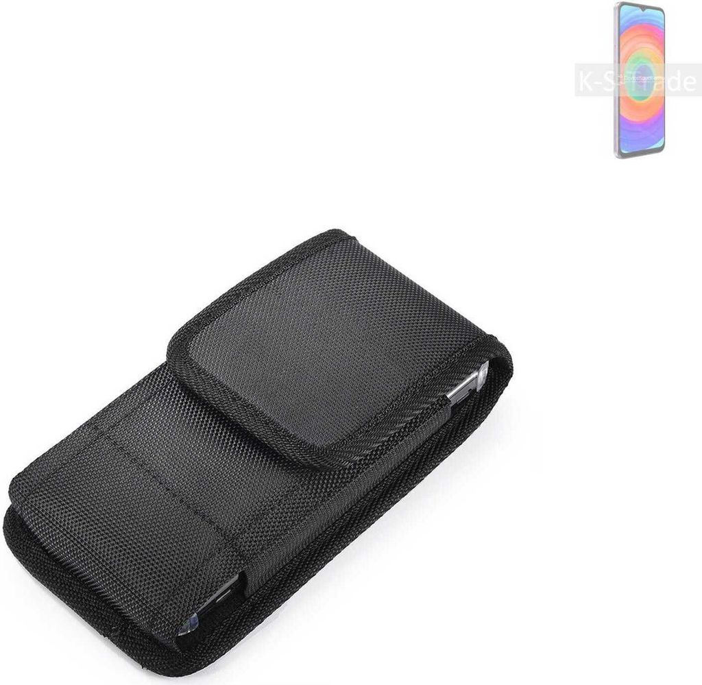 Holster Gürteltasche kompatibel mit Ulefone Note 14 Holster Gürtel Tasche wasserabweisend Handy Hülle Schutz Hülle Outdoor schwarz K-S-Trade
