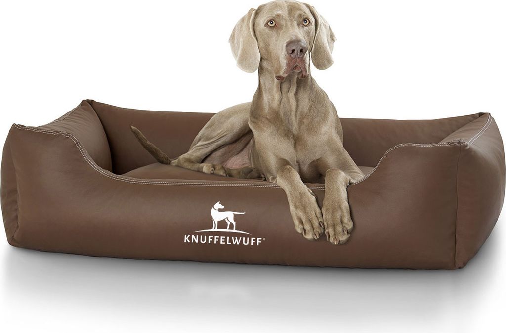 Knuffelwuff Kunstleder Hundebett Sidney XXL 120 x 85cm Produktbild 