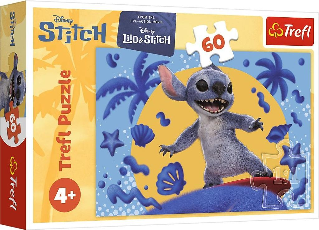 Stitch-Puzzle, 60 Teile, lustiges Disney-Design für Kinder