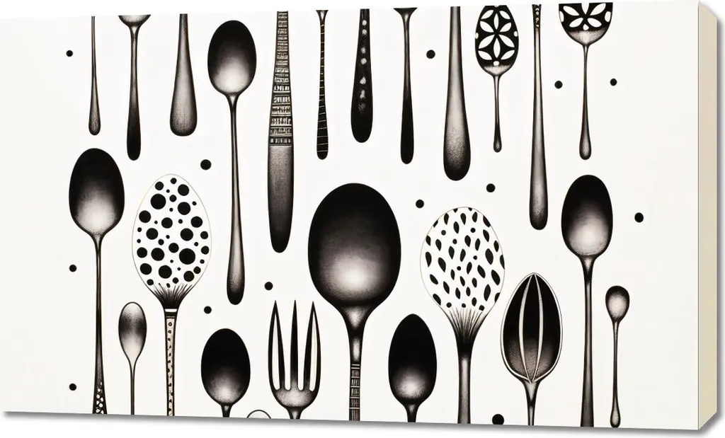 Quadro Moderno 100x60 per Cucina | Strumenti del Gusto | Idea Regalo