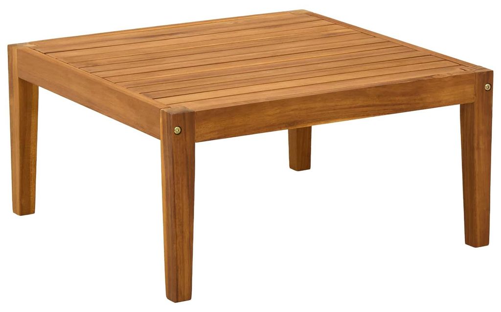 stół Lite Drewno Akacji naturalny 60 x 60 x 30 cm Zdjęcie produktu 