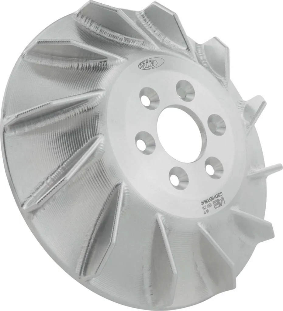 Ventilateur à volant d'inertie SIP CNC en aluminium 850g pour Vespa PX