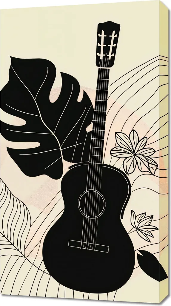 Tableau Mélodie de la Nature 50 x 90 cm - Toile déco murale zen