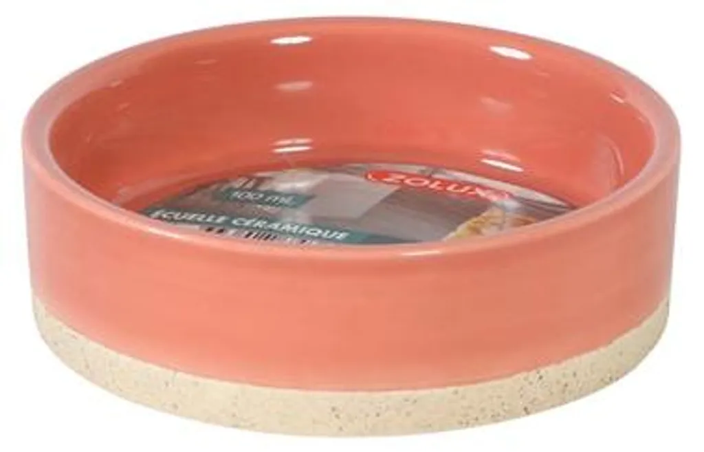 Gamelle Olaria 100ml en céramique couleur Terracotta pour hamsters Zolux