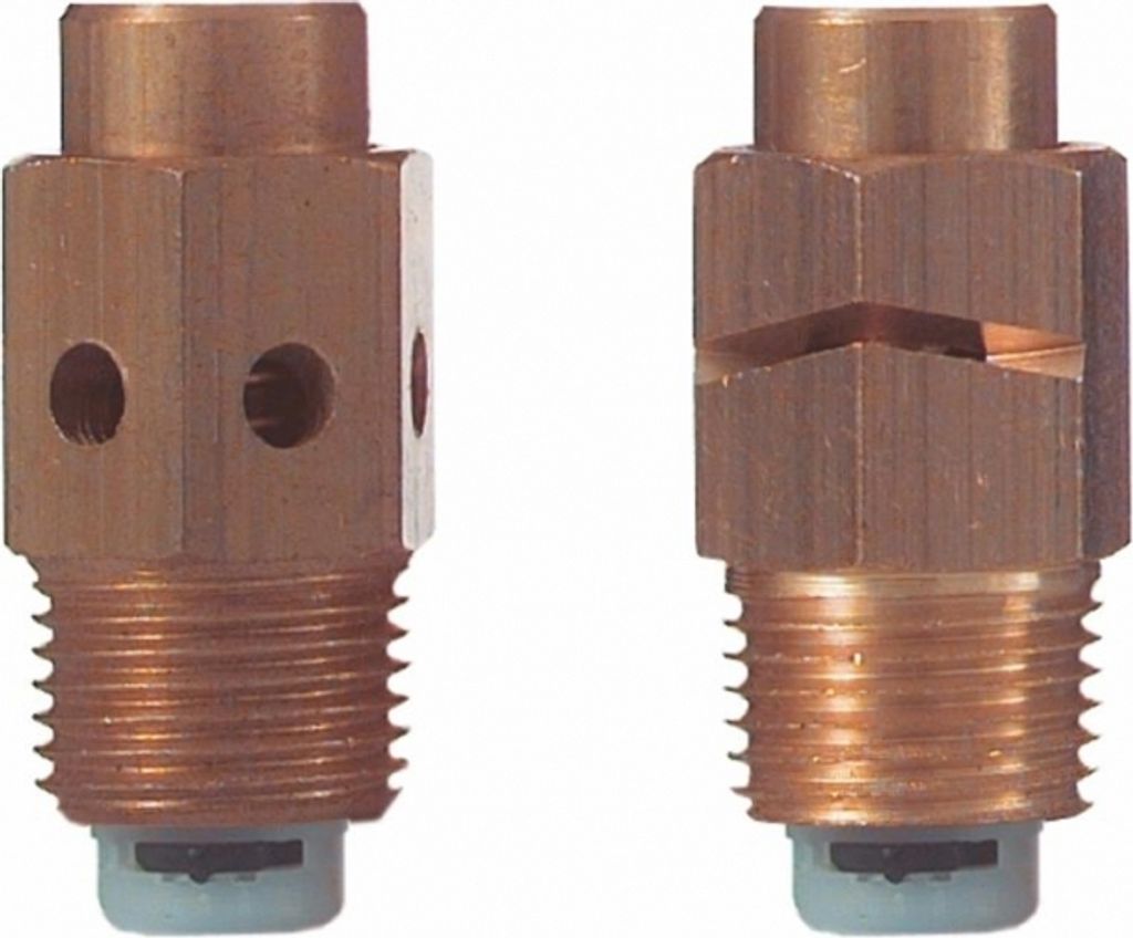 Trogsprüher Sprühnippel 1/2 Zoll Messing mit Loch