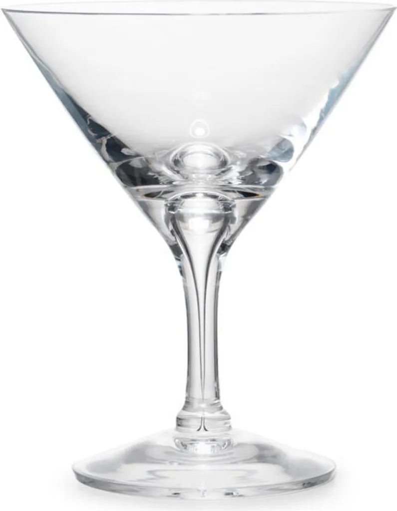 Verre à cocktail Fontaine Holmegaard avec bulle d'air artisanale 18cm