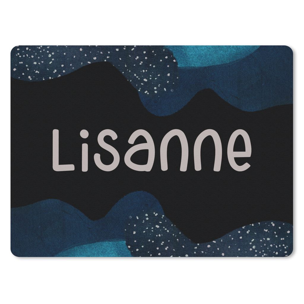 MuchoWow Mauspad Mousepad Lisanne - Pastell - Mädchen 40x30 cm - Mousepads - Maus Mat - Pad - Mausunterlage - Anti Rutsch