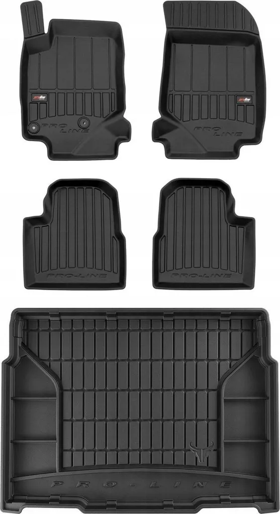 SET 3D Tappetini in Gomma Peugeot 2008 II dal 2019 - Protezione Totale