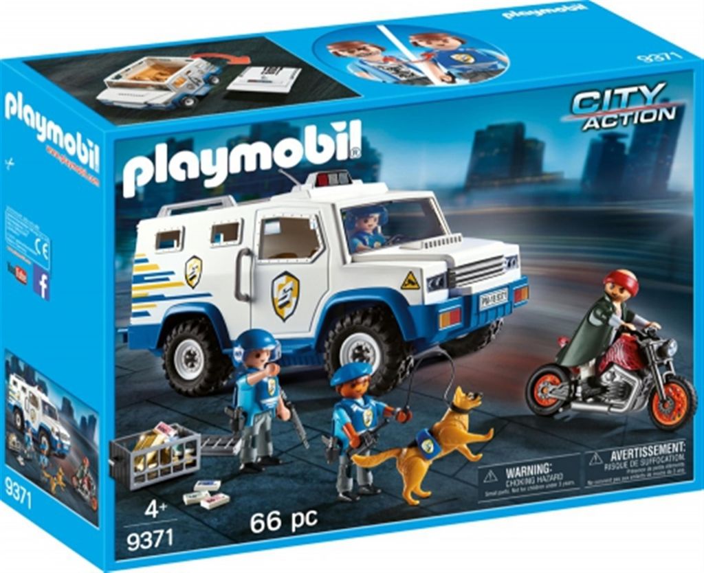 9371 City Action Geldtransporter Polizei Spuerhund Obrázok produktu 