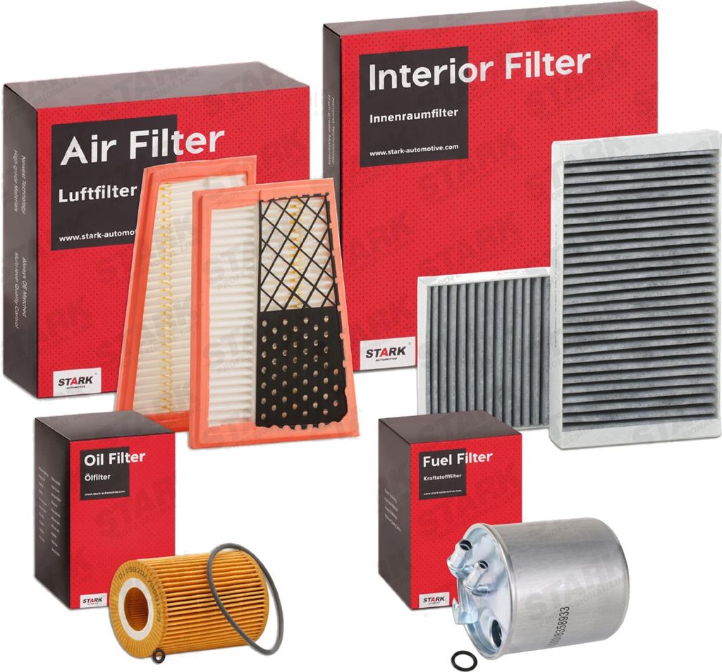 STARK Filterset Inspektionspaket Filtersatz passend für MERCEDES-BENZ M-Klasse (W164) R-Klasse (W251, V251) GL (X164)