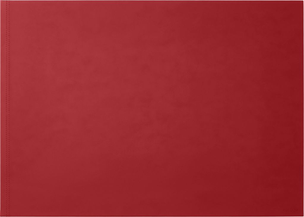Schreibtischunterlage Leder Ferrari Rot cm 50x35 - Struktur aus Stahl Gleitschutz - Doppelte Nähte - Hergestellt in Italien