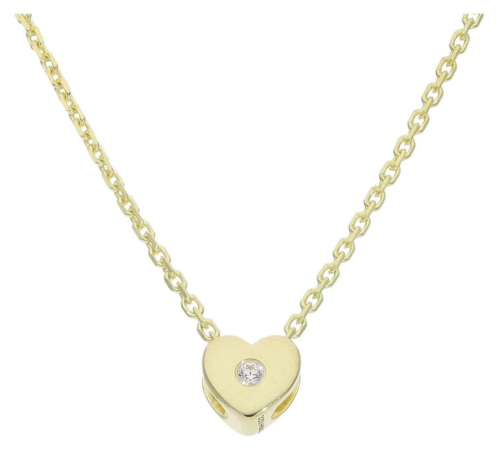 Collier Gold 333 Zirkonia Herz JL39-05-0896 JuwelmaLux 45 Produktbild 