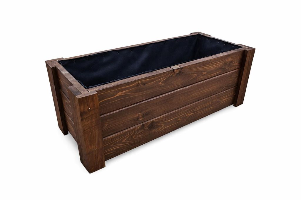 Großer Blumenkasten Pflanzkübel 80x30x35 cm – Modernes Produktbild 