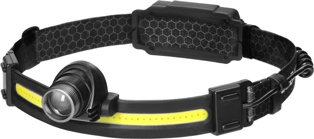 Orno čelová svítilna led cob 3w + led cree 10w akum. Obrázek produktu 