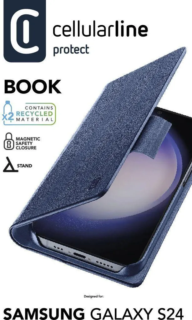 Cellularline Book Galaxy S24: La Custodia Sicura con Magnete
