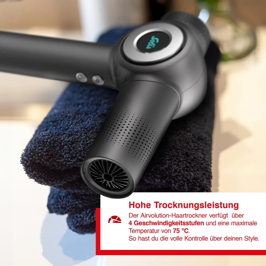 Sèche-cheveux Solis AirVolution 1600W Idéal pour Brushing et Volume - 5