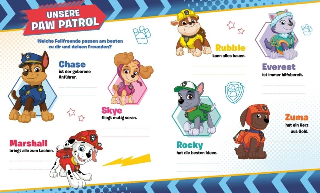 PAW Patrol Mitmachbuch: Mein Freundebuch Produktbild 6