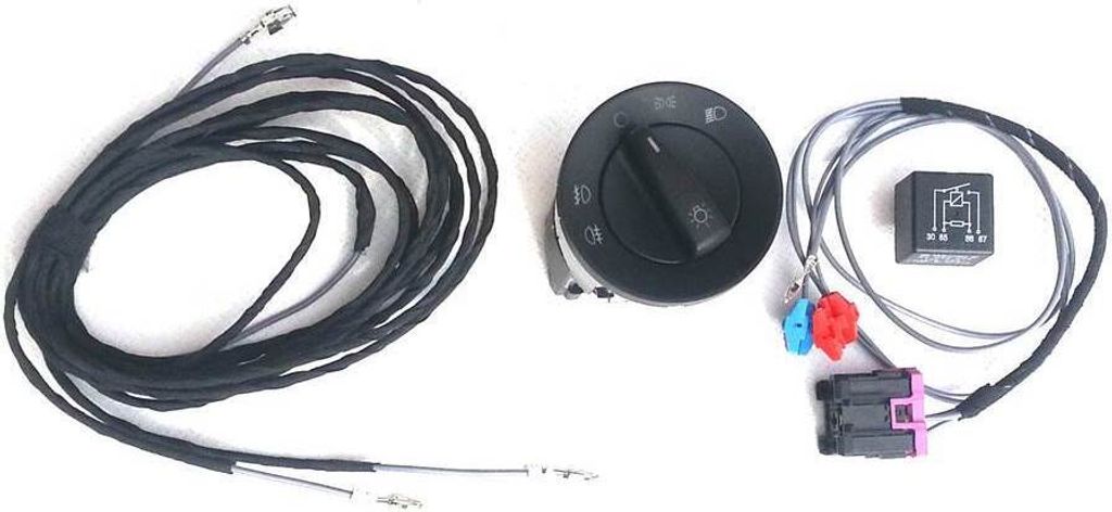 Lichtschalter + Kabelbaum passend für Golf 4 IV NSW Nebelscheinwerfer inc Relais