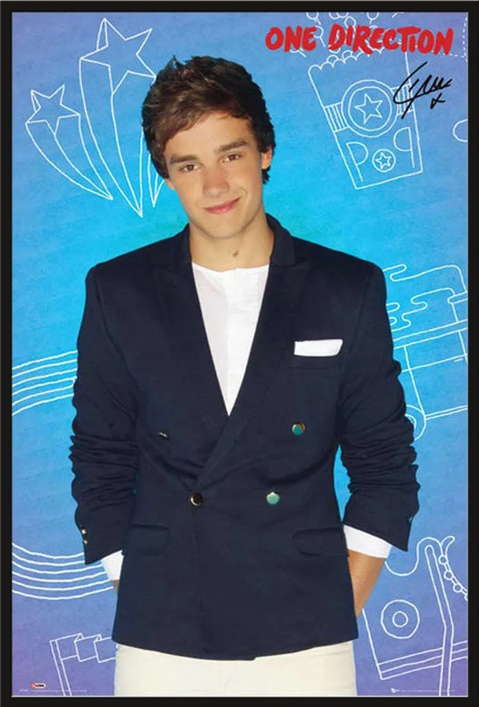 Affiche One Direction Liam Payne Encadrée sous Vitre Acrylique 61x91 cm