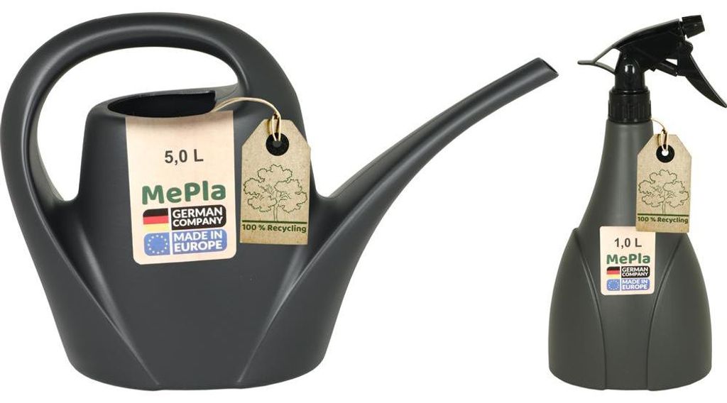 MePla - Set - Gießkanne 5,0l Indoor + Sprüher 1,0l - Produktbild 