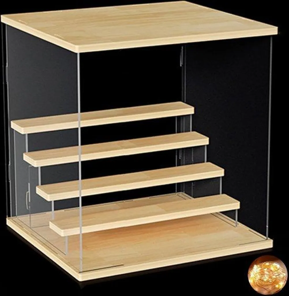 Meuble de présentation vitré en acrylique transparent pour mangas et jeux